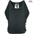 thumbnail image 2 of QualitChoice Hauts à Épaules Dénudées Col Rond Manches Courtes Chemise Ample Blouse d'Été Gris TTG, 2 of 6