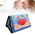 thumbnail image 1 of Cloth Book Toy, Visual Stimulation Baby Mirror Tummy Time Toys Ocean Animal Sensory Activity Polyester Fiber  for Children, 1 of 7