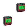 thumbnail image 2 of Shengyu 1/2/3 Level Box Protractor 490° Levels Gauge Bevel Gauges with Magnetic Base Electronic Angle Protractors Measuring Tools Red/Type 2 2PCS, 2 of 6