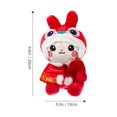 thumbnail image 2 of Rabbit Bunny Stuffed Toy Doll Chinese Zodiac Rabbit Mascot Toys Bunny Pillow Toy, 2 of 8