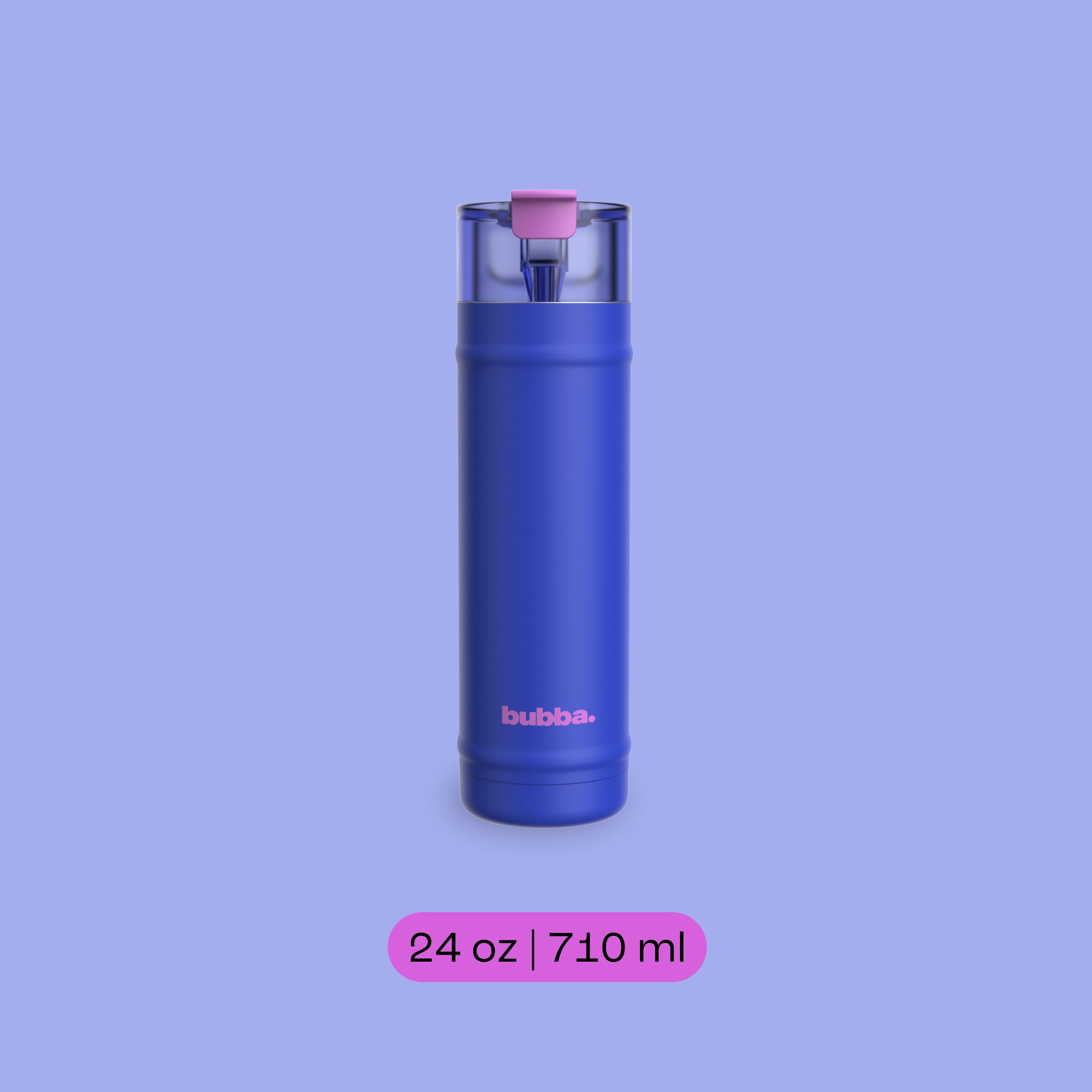bubba Dualsip Water Bottle with Straw & 2-Way Lid, oz ( ml), Leakproof Stainless Steel Tumbler, Reusable, Dishwasher Safe