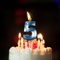 thumbnail image 2 of SHAGUOZHOU Candle Adapters Candle Wax for Candle Making Birthday Candles Extended Big Number Candle Multicolor 3D Design Cake Topper Decoration For Any Celebration, 2 of 8