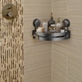 thumbnail image 4 of Bathroom Suction Organizer Corner Shower Shelf Suction Cup Wall Mounted Basket Triangles Bath Rack No-Drill Storage Holders Punch Storage Rack For Shampoo, 4 of 7