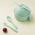 thumbnail image 5 of Instant Noodles Bowl, Reusable Tableware Set With Chopsticks, Leak-Resistant Lid Design, Multi-Functional Stackable Serving Bowl, Dormitory And Kitchen Essentials, 5 of 5
