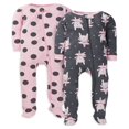 thumbnail image 1 of Pyjama en Coton Ajusté à Pieds pour Bébé et Fillette, Lot de 2, 1 of 9