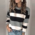 thumbnail image 1 of RKSTN Chandails pour Femmes Bouton Manches Longues Tricot Chandail Molletonné Chandail Hauts Blouse Chemise Col Roulé Chandail Assorti Chandails d'Automne, 1 of 8