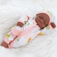 thumbnail image 4 of Adorable Poupée Bébé Peau Noire de 30 Cm/10 Pouces - Poupée Reborn Parfaitement Mignonne et Réaliste!,, 4 of 5