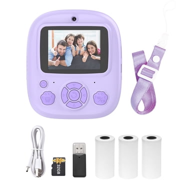 Kids Camera Instant Thermal Printer 2.4 Inch Screen Digital Camera Support Timer Shooting 1080P/720P Video