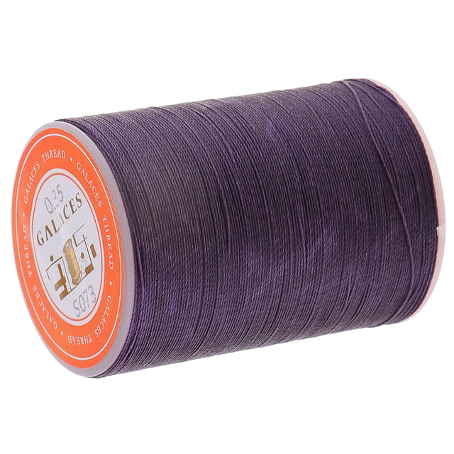 Rongfmy 0.35mm Waxed Thread Cord Sewing Stitching Leather Craft Bracelet
