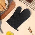thumbnail image 4 of EGNMCR Kitchen Gadgets 1 PC Solid Color Quilted Microwave Non Scalding Heat Resistive High Temperature Non Slip Gloves Kitchen Oven Baking Special Suitable For Kitchen Restaurant Polyester mittens, 4 of 6
