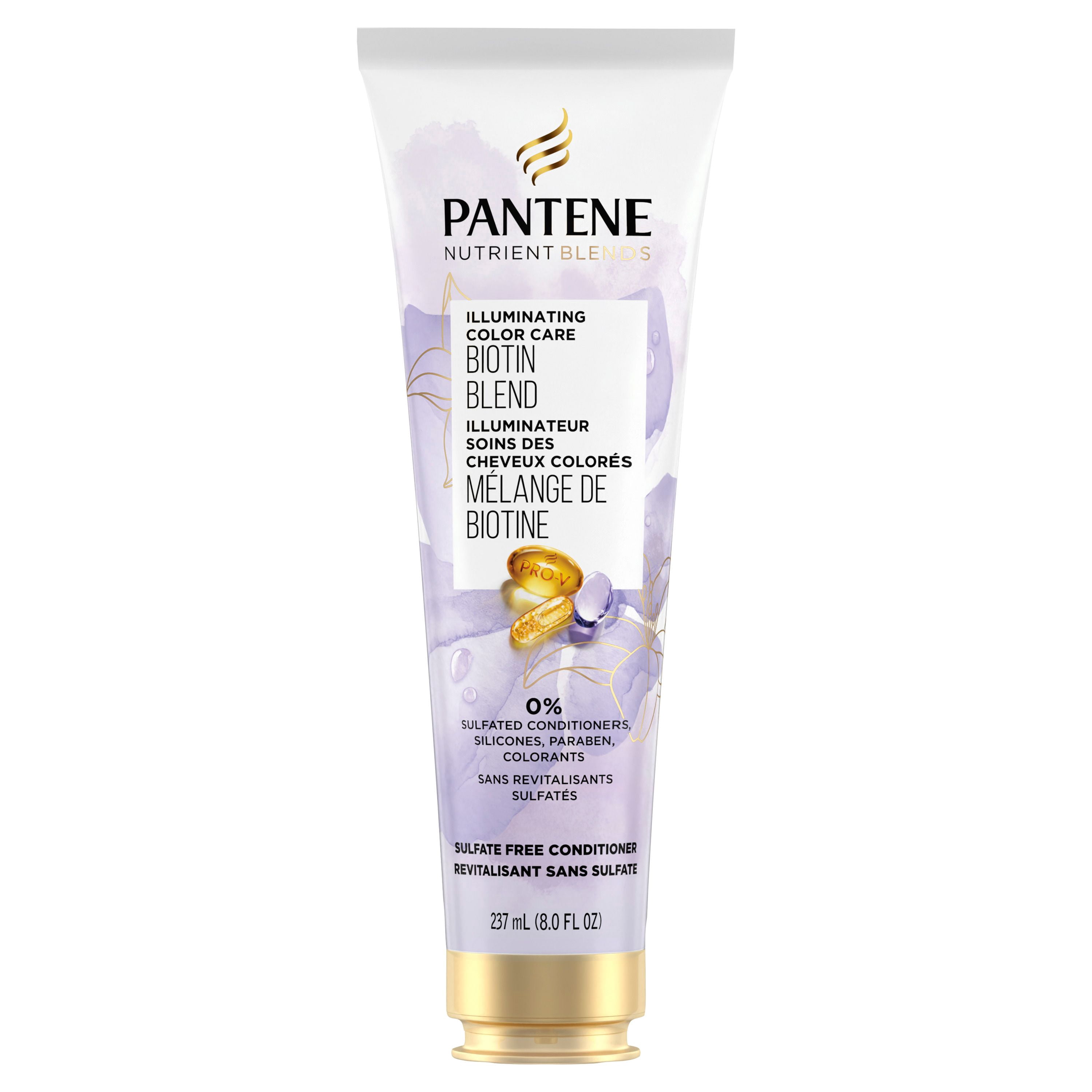 Pantene Revitalisant Sans Sulfate, Illuminateur pour Cheveux Colorés avec Biotine, Sans Danger pour les Cheveux Colorés, Mélanges de Nutriments