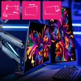 thumbnail image 3 of MSI MPG MT201DR V2 - Premium RGB Dual Monitor Stand Arms, 17-35" Support, VESA Compatible, Adjustable Heavy Duty Gas Spring Mount, 44 lbs per Screen Capacity - Gray, 3 of 7