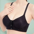 thumbnail image 2 of VEKDONE Woman's Solid Color Thin Style Ventilate Large Size Bra Without Steel Rim Black 36/80, 2 of 6