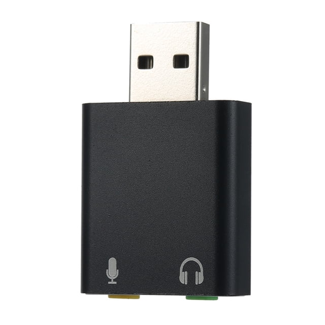 Mistaha USB External Sound Card 7.1 USB To 3.5mm Earphone Mic Adapter Soundcard Mic headphone