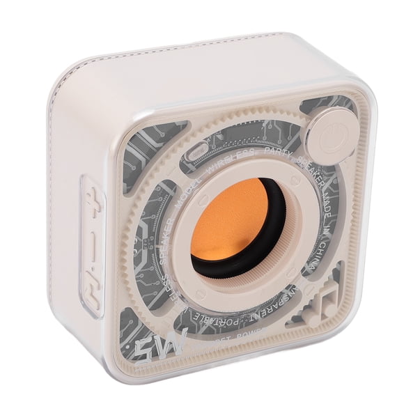 Haut-parleur BT Portable, Haut-Parleur BT d'Extérieur 5 W 8 cm avec Lumières et Cordon, Son Puissant, Basses Profondes Transparentes, Haut-Parleur de Voyage Coloré avec Batterie 400 mAh pour Maison, Fête, Voyage, Camping