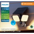 thumbnail image 2 of Philips LED UltraEfficient Solar Zyren Security Light, Bright White (3000K), 2 of 13