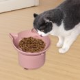 thumbnail image 1 of Elevated Silicone Slow Feeder Pet Bowl with Tilt Design Interactive Cat Dish for Controlled Eating Indoor Use, 1 of 3