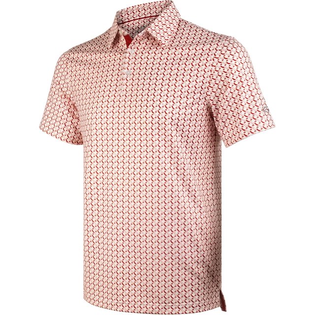 Polos de Golf pour Hommes à Manches Courtes, Évacuation de l'Humidité, Coupe Sèche, Motifs Imprimés, Polo de Performance à Col, Polos de Golf pour Hommes