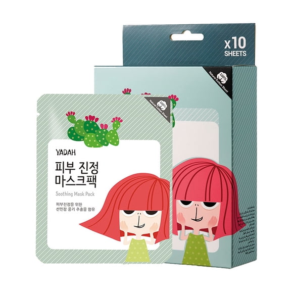 Yadah Soothing Mask Pack 25ml - 1 BOX / 10 PCS