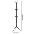 thumbnail image 3 of COM1950s Racks for Storage, Metal Storage Rack, Riangular Floor-Standing Coat Rack Space-Saving Assemblable and Detachable for Easy Storage, Modern Coat Rack, 3 of 9