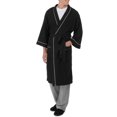 thumbnail image 4 of Fruit of the Loom Beyondsoft Waffle Robe - Black, 4 of 8