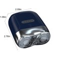 thumbnail image 2 of EGNMCR Electric Shaver For Men Pocket Size Mini Portable Shaver Wet And Dry Mens Shaver USB Rechargeable Shaver Charging Easy One-Button Use Suitable For Home,Car Electric shaver, 2 of 6