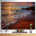thumbnail image 2 of Design Art - Superbe Plage Océanique au Coucher du Soleil, 2 of 5