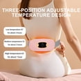 thumbnail image 4 of Back Heating Pad,Portable Rechargeable Heating Pad Heating Pad for Stomach 3 Speed Temperature Adjustment and 3 Massage Modes Back and Belly Heating Pad for Women,Portable Heating Pad, 4 of 9