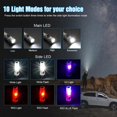 thumbnail image 4 of weibbin Flashlights High Lumens, Super Bright Rechargeable LED Magnetic Flashlight with 9 Modes & Waterproof, Powerful Flashlight Adjustable, Flashlights For Home,Hiking,Camping, 4 of 6