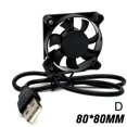 thumbnail image 3 of SharkTRUE USB Fan For PC Computer Case Cooling Cooler Fan) C4N5 M3G8 T5C8 J3F3 Q9L1 Y, 3 of 8