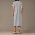 thumbnail image 4 of Womens Summer Dress Gradient Sleeveless V-Neck Maxi, 4 of 7