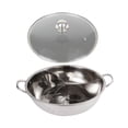 thumbnail image 3 of Shabu Shabu Divider Hot Pot Tabletop Three Meal Pot for Camping Home Kitchen 33.2cm, 3 of 7