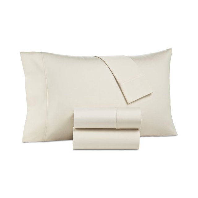 Camden Sateen 1250 Thread Count 4 Pc. Sheet Set, Ivory, Queen