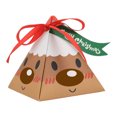 thumbnail image 1 of Christmas Candy Gift Box under $5! CQCYD Christmas Gift Box, Triangular Candy Box Santa Face, Holiday Party Favor Box, Christmas Treat Box for Candy Cookies, Festive Gift Packaging for Holiday, 1 of 6