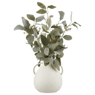Bouclair Plante d'Eucalyptus Artificielle Verte dans un Pot en Céramique