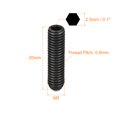 thumbnail image 2 of Unique Bargains Ball Point Set Screws, M5 x 20mm High Carbon Steel Metric Spring Hex Socket Grub Screw 20 Pack, 2 of 7