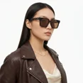 thumbnail image 1 of Women's VLIZ Strata Square Style Polarized Sunglasses, 1 of 8