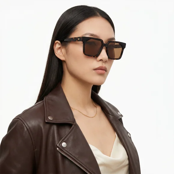 Women's VLIZ Strata Square Style Polarized Sunglasses