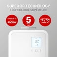 thumbnail image 3 of Stelpro Programmable Electronic Thermostat for Baseboards and Convectors, Accurate Temperature Control, Energy Efficient - 4000W/240V - White (ST402P - 4000W), 3 of 12