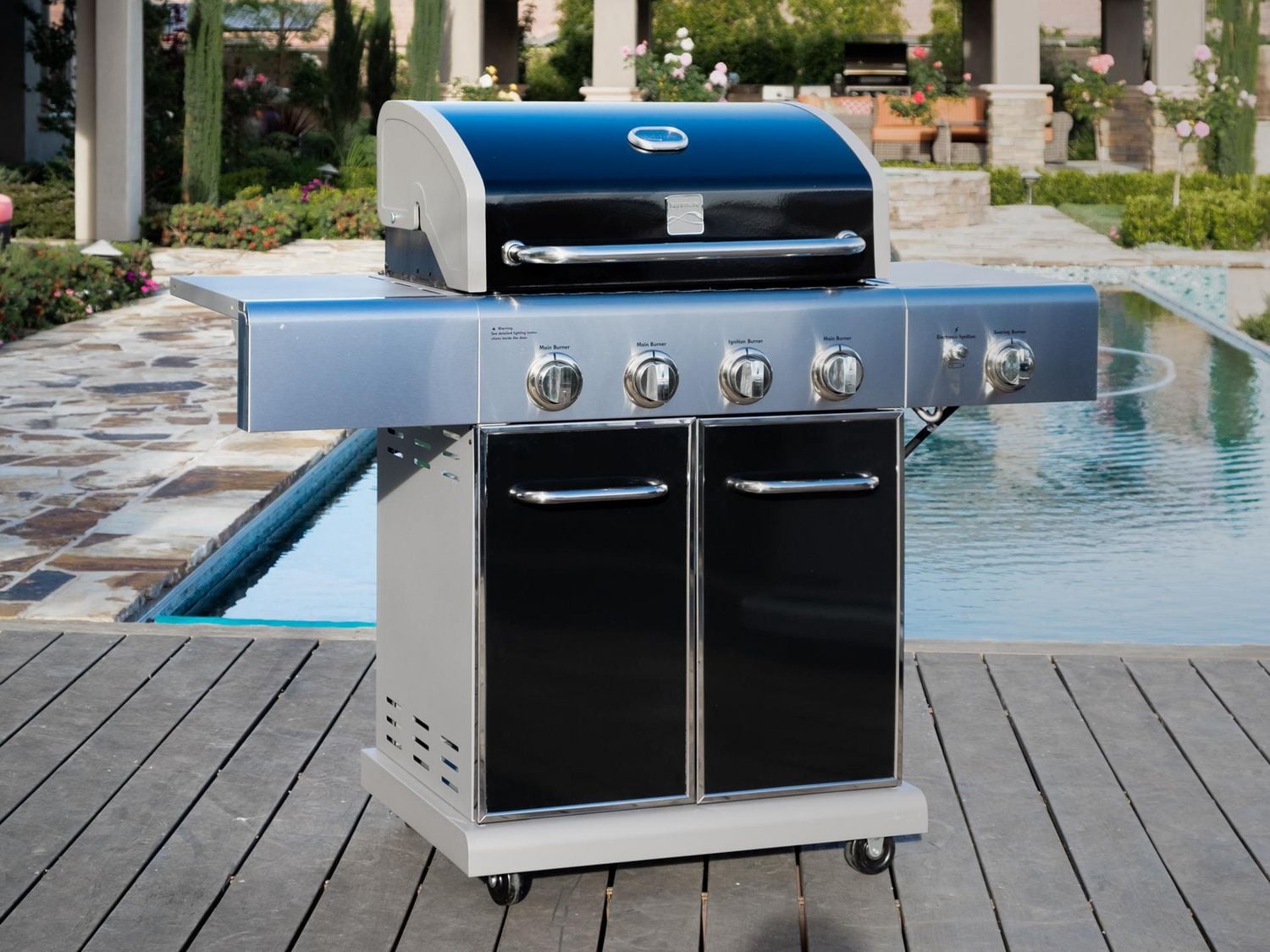 Kenmore 4 Burner Gas Grill Plus Side Searing Burner