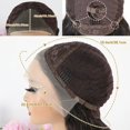 thumbnail image 3 of Perruque Longue Bouclée Ondulée pour Femmes - Cheveux Synthétiques Résistants à la Chaleur de 24-30 Pouces avec Sangles Ajustables, Bonnet en Maille Respirante Rose et Dentelle, Tenue de Fête/costume/carnaval, 3 of 6