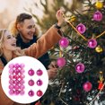thumbnail image 1 of DPTALR 36PCS Christmas Xmas Tree Bauble Hanging Home Party Ornament Decor 6CM, 1 of 5