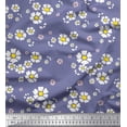 thumbnail image 1 of Soimoi Purple Rayon Fabric Artistic Floral Print Sewing Fabric Yard 56 Inch Wide, 1 of 3