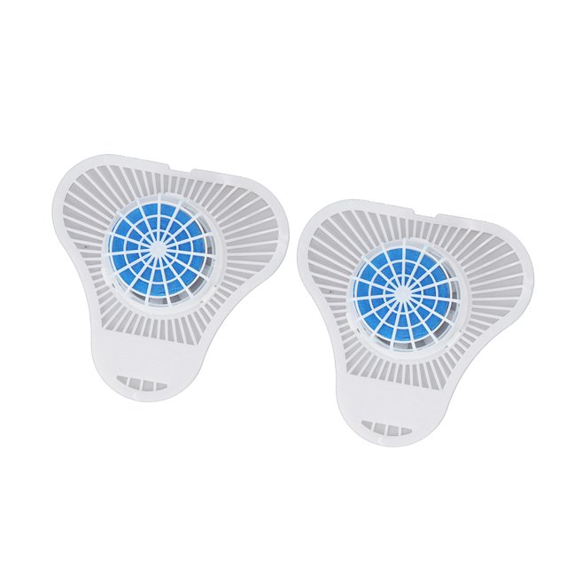 Urinal Aroma Ball, Spray Proof Professional Remove Odor Urinal Triangular Block 2pcs For School For Company Building