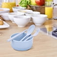 thumbnail image 5 of Big Savings! Three-Piece Tableware Set, Bowl, Spoon, Chopsticks, and Fork Set for Dining, Kitchen Tableware for Family Meals, 5 of 5