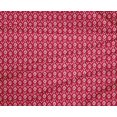 thumbnail image 4 of oneOone Polyester Lycra Red Fabric Geometric Bandhani Craft Projects Decor Fabric Printed By The Yard 56 Inch Wide, 4 of 4