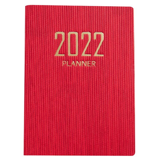 Bangcool 2022 Daily Planner A7 Faux Leather Pocket Appointment Book Schedule Notebook