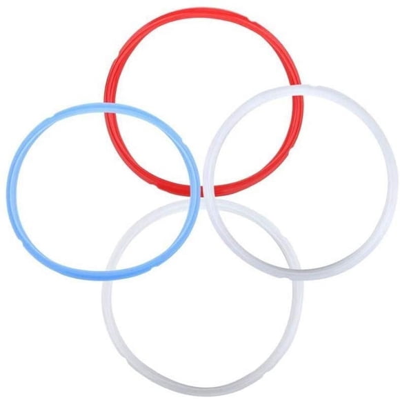 High quality Durable 1 PCS Silicone Sealing Ring Accessory for Instant Pot 5/6 Qt, 8Qt Pressure Tool (Color : 6QT White)