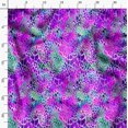 thumbnail image 3 of Soimoi Purple Modal Satin Fabric Leopard Animal Skin Print Sewing Fabric Yard 42 Inch Wide, 3 of 6