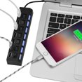 thumbnail image 4 of Hub Usb 2.0 7 Ports, Hub Usb 7 Ports, Port Usb Usb pour Clavier Imprimante, 4 of 8